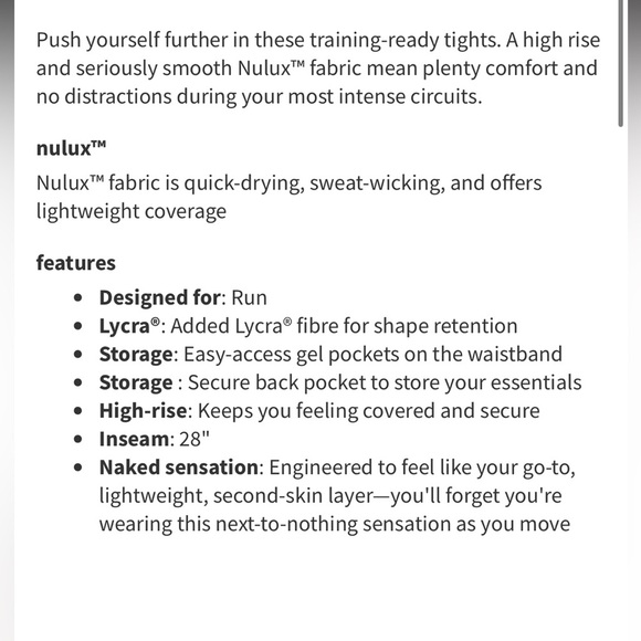 Lululemon Run Crew Tight Leggings *28" Dark Olive / Obsidian / Grey Sage - Picture 15 of 16